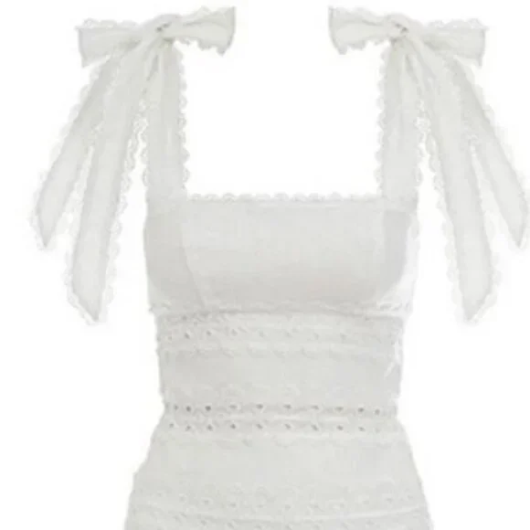 Dolly White Lace Dress - Picture 2 of 2